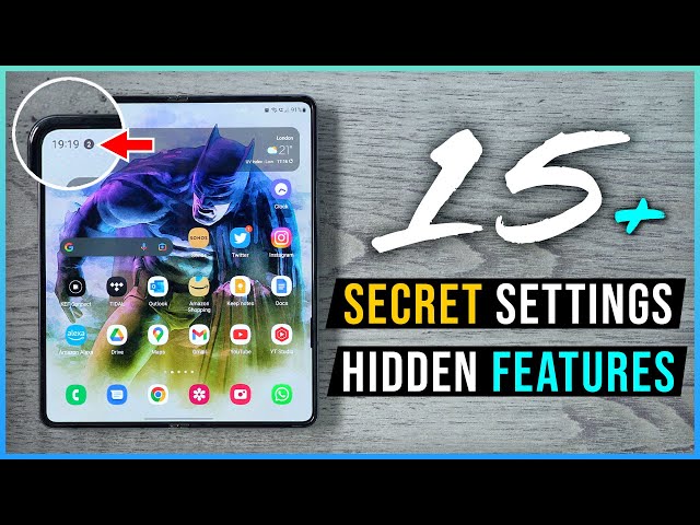 Samsung Galaxy Z Fold 4 - Secret Settings & Hidden Features ( TIPS & TRICKS )