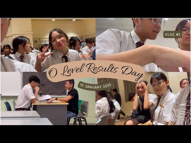 RECEIVING MY GCE O-LEVEL RESULTS!! :) | singapore