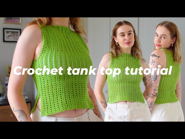 Beginner Friendly Basic Crochet Tank Top