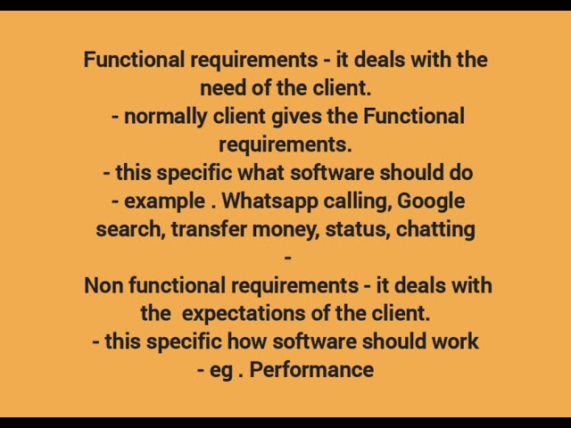 What is a Software Development Life Cycle? || With six Requirement explaination.