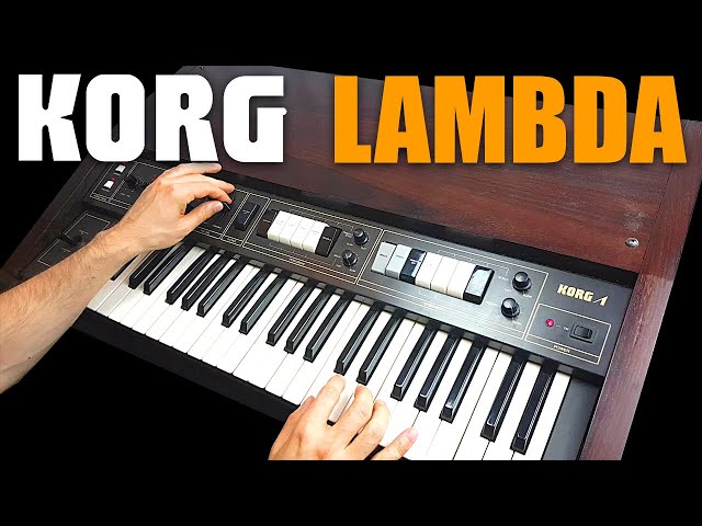 KORG LAMBDA - Reseña, sonidos y demostración del sintetizador | Sintetizador de cuerdas analógico