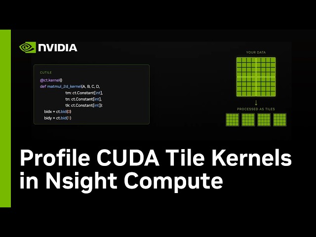 How to Profile and Optimize CUDA Tile Kernels with NVIDIA Nsight Compute