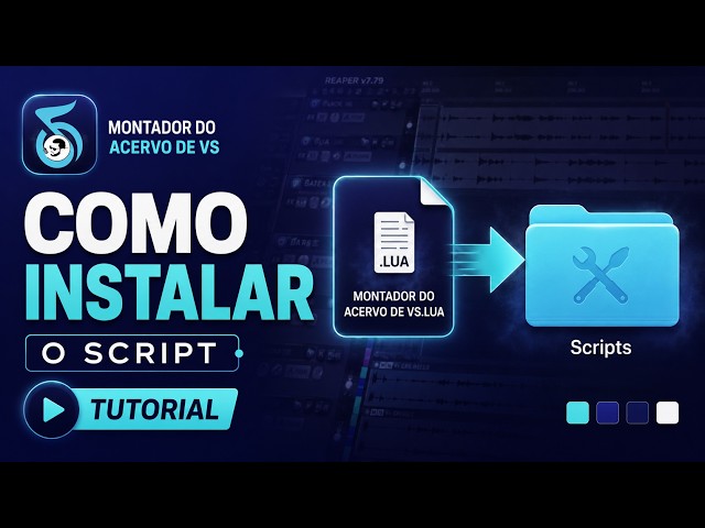 VIDEO TUTORIAL COMO INSTALAR O MONTADOR ACERVO DE VS