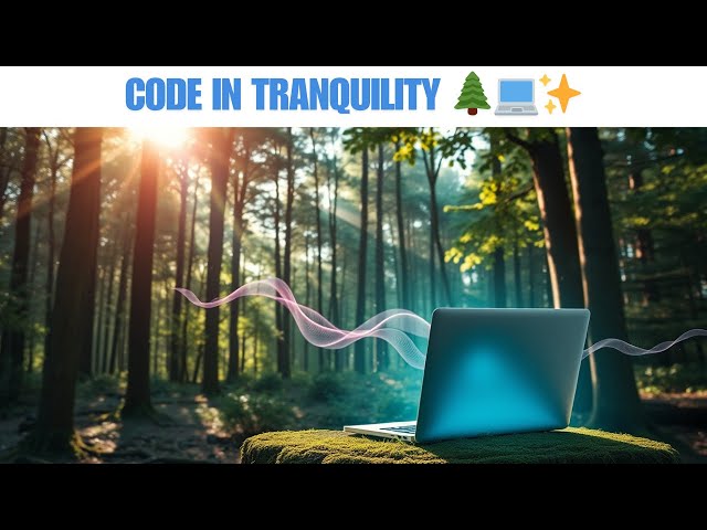 Lo-Fi Coding Vibes: Chill Code Waves in the Tranquil Forest 🌲💻🎶
