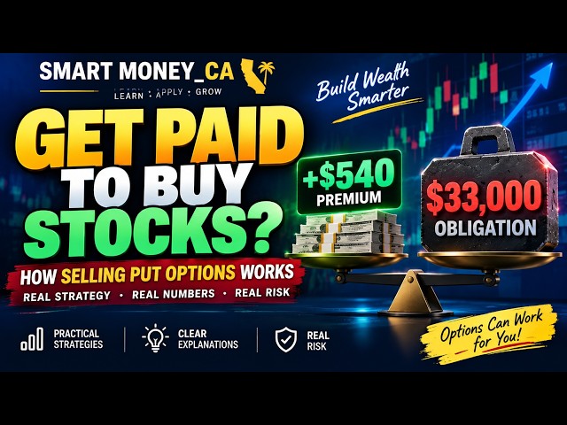 Selling Put Options Explained | Get Paid While Waiting to Buy Stocks