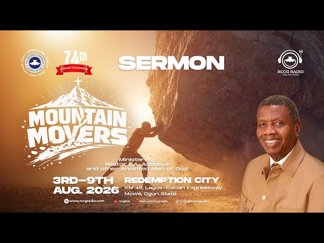PASTOR E.A ADEBOYE SERMON - AUGUST 2026 HOLY GHOST  SERVICE