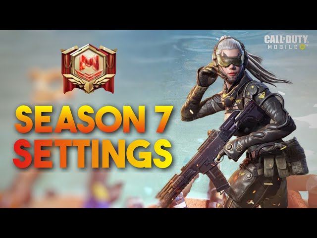 *New* Settings, Sensitivity, HUD Layout in Season 7 CODM Battle Royale