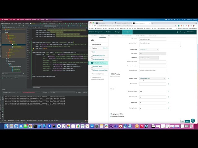 How to test an app with MAM SDK integrated – Android