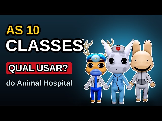 The 10 Classes in Animal Hospital: The SECRET to NEVER Losing Sanity Again! #roblox