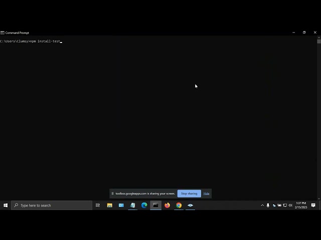 NodeJS NPM Remote Code Execution Proof of Concept