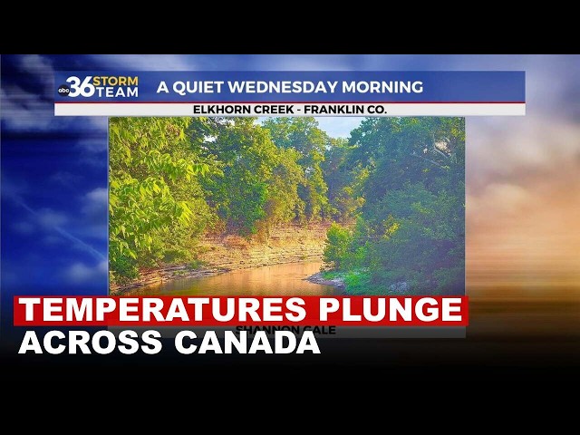 Canadian High Pressure Collapses Humidity As Temperatures Plunge?