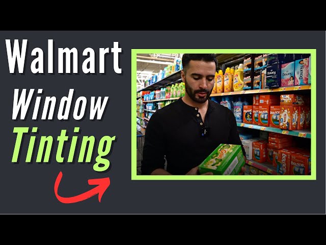 How To Window Tint | Walmart Window Tint Installation