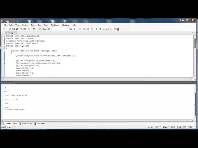 Queues Part 2: add() offer() element() peek() remove() poll() (JAVA)