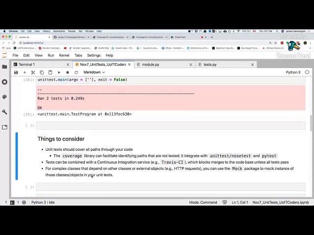 Python Unit Tests