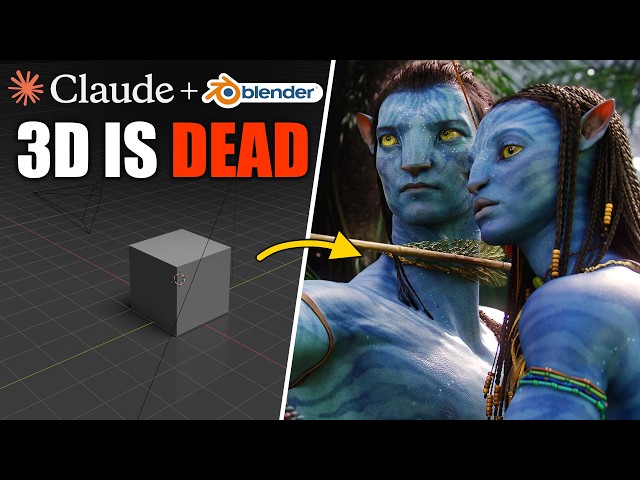 It's time to quit 3D... Claude AI + Blender is INSANE