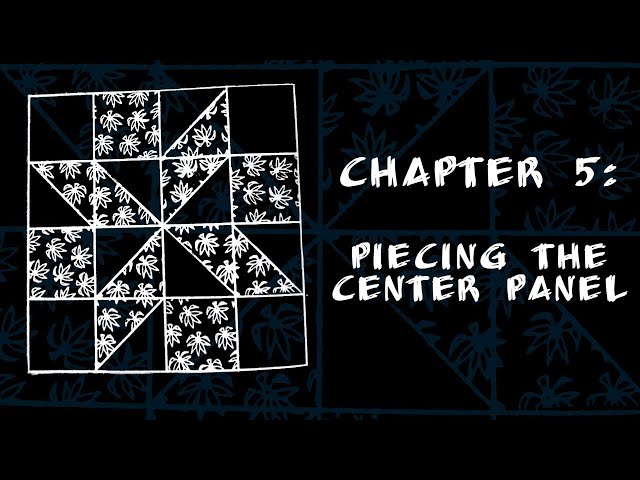 5. Sewing the Blocks Together, Shooting Star Quilt Pattern and Tutorial 