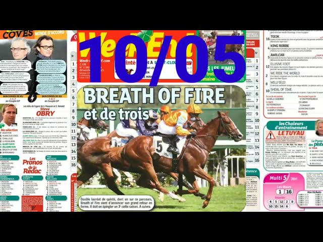Pronostic quinté+ pmu du lundi Paris-Turf TV - 100 % 10/05/2021