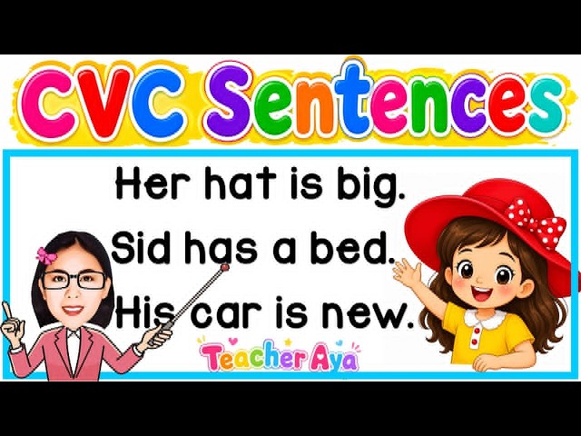 Learn to Read CVC Words | Phonics | Fun Reading Practice for Kids | Reading Confidence for Kids