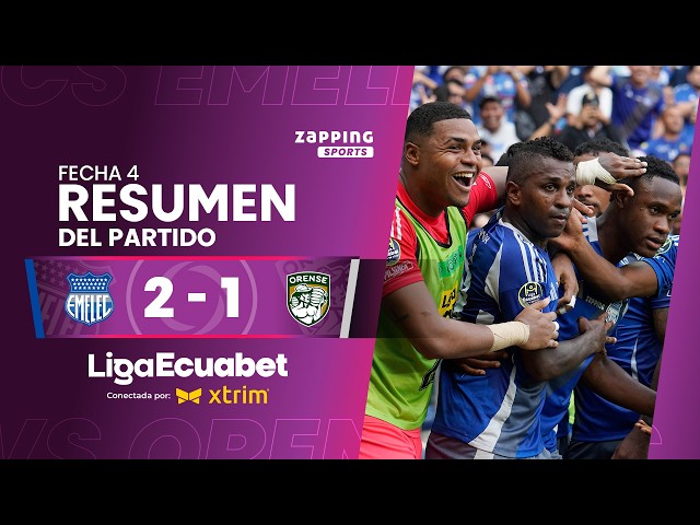 CS Emelec 2 - 1 Orense SC / Matchday 4 / Liga Ecuabet connected by Xtrim 2026