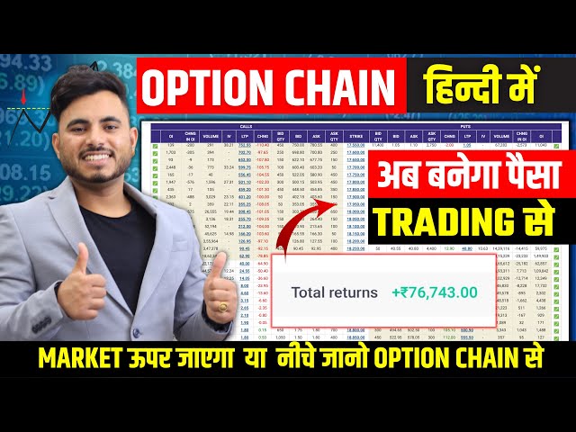 NSE Option Chain Analysis In Hindi | Option Chain Se Trading Kaise Kare For Beginners ?