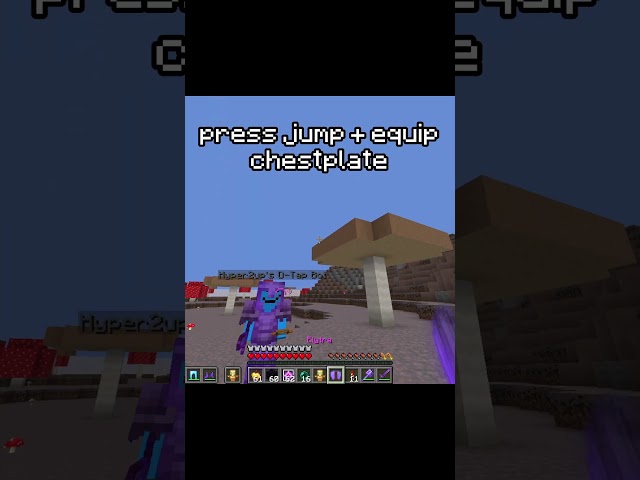 How to Elytra mace FAST Tutorial #minecraft #macepvp #tutorial