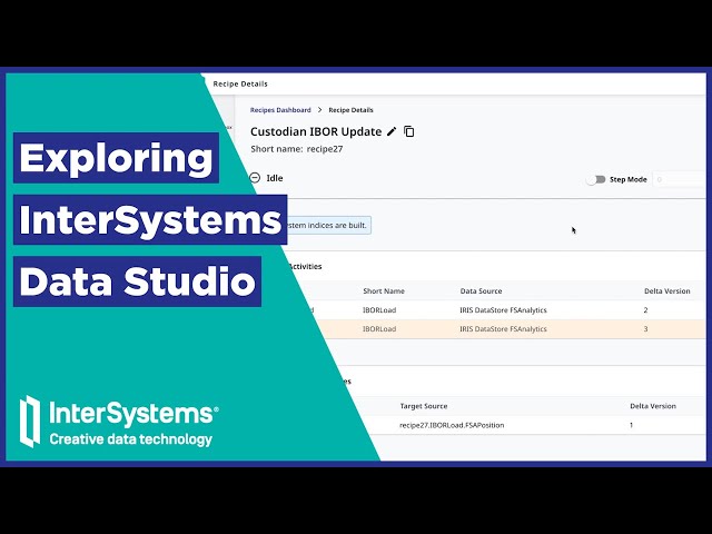 Exploring InterSystems Data Studio