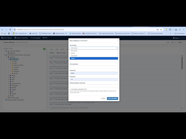 Database Manager - Query Studio