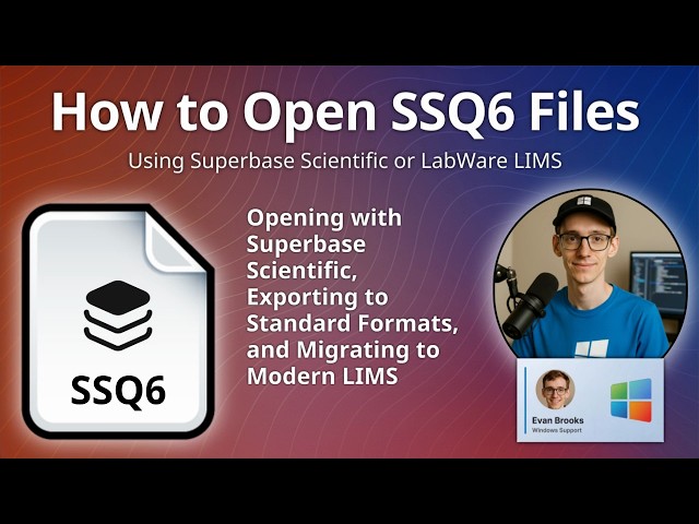 How to Open SSQ6 Files (Superbase Scientific Query 6 Database)