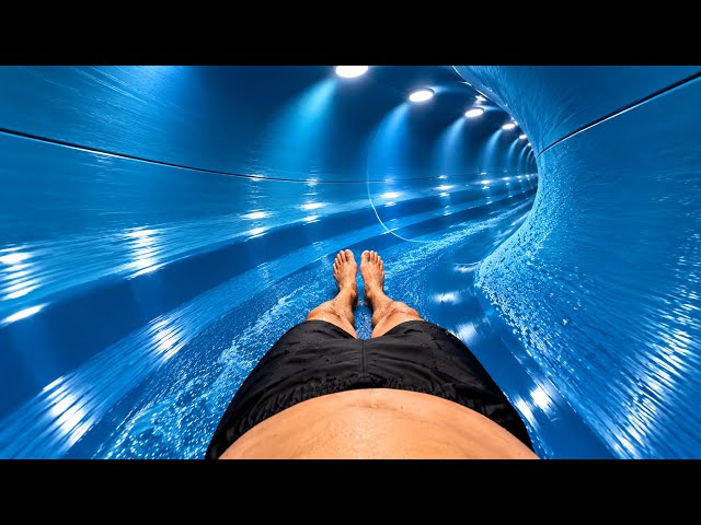 Space Tunnel Water Slide 👽🪐 | Termy Cieplickie 🇵🇱