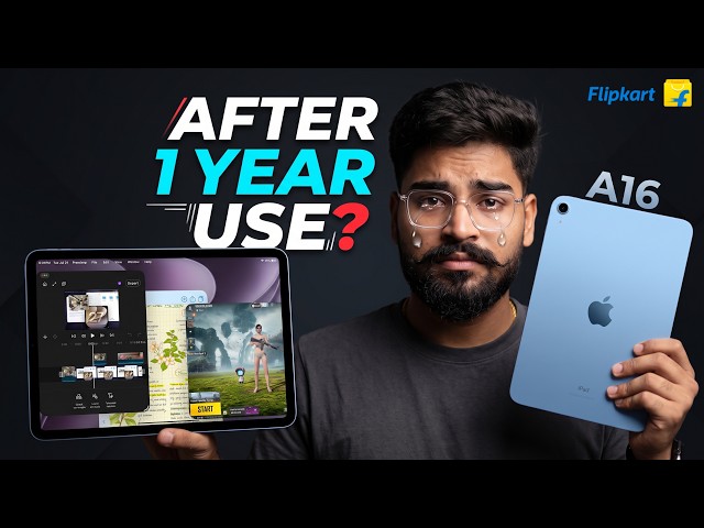 iPad A16 Review After 1 Year Use 🔥 Video Editing, Note Taking & BGMI Test ✅ iPad 11th Gen Review