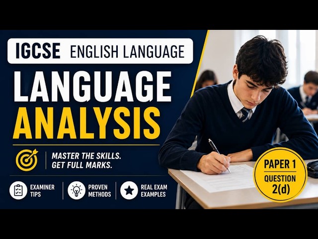 IGCSE First Language English: Master Language Analysis Like a Pro! | Niktutor Educational Services