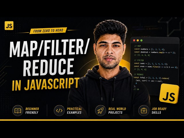 Map, Filter, and Reduce in JavaScript Explained | JavaScript Tutorial #54