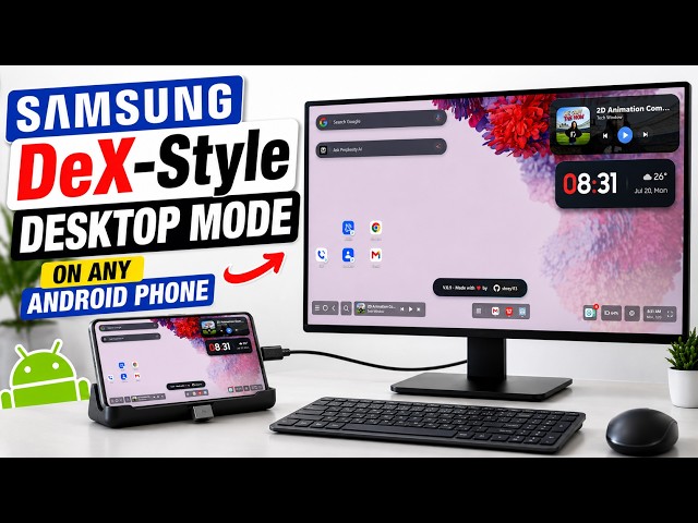 Get Samsung DeX-Style Desktop Mode on any Android Phone