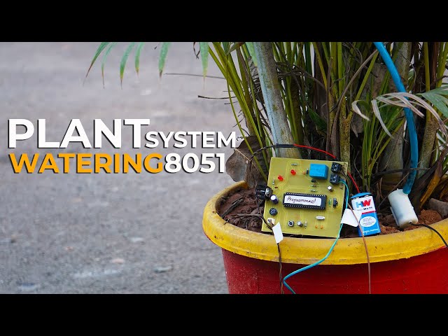 Remote Control Plant Watering System using 8051 | Electronic Projects Ideas