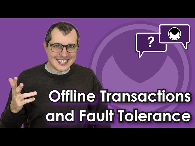 Bitcoin Q&A: Offline Transactions and Fault Tolerance