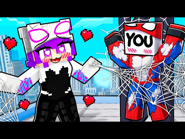 A SPIDERMAN GIRL KIDNAPPED YOU in Minecraft!