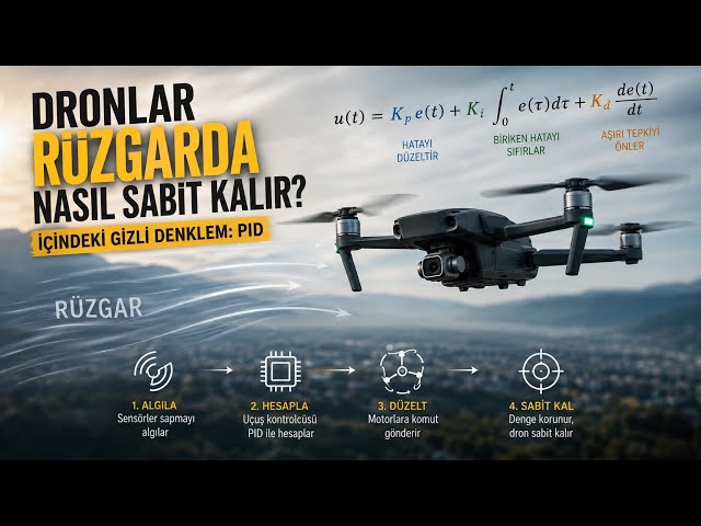 How Drones Stay Stable in the Wind (The Hidden Equation Inside: PID) #documentary #dronevideo #ma...
