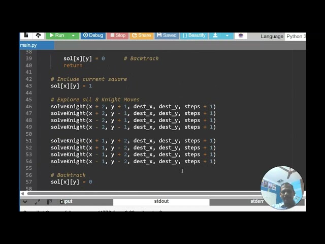 Knight's Tour in Tamil | Backtracking Explained | Complete Hands-on Python Coding