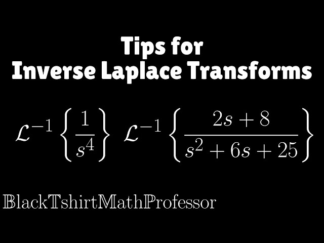 Tips for Inverse Laplace Transforms (Differential Equations)