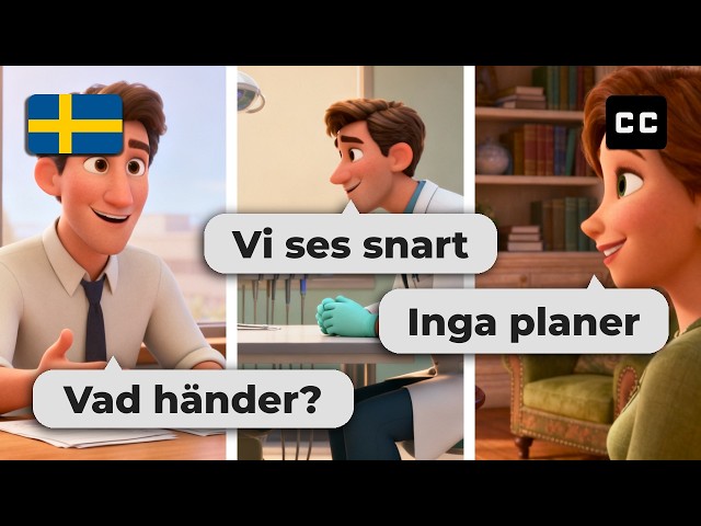 Learn Swedish Fast 🇸🇪 50 Easy & Fun Conversations for Beginner Level (A2-B1)