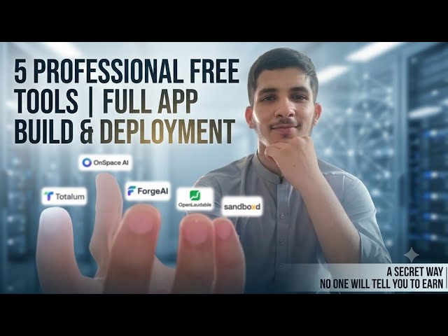 5 FREE AI Tools to Build & Deploy Apps Without Coding! 🤯 | Make Money Online
