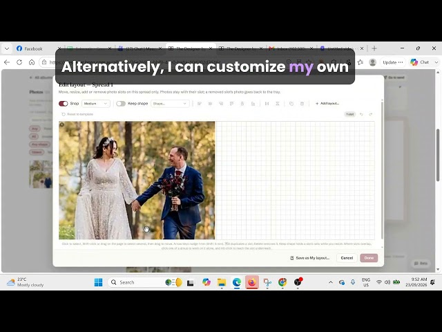 BPro Designer: Adding custom album spread templates (Free album software)