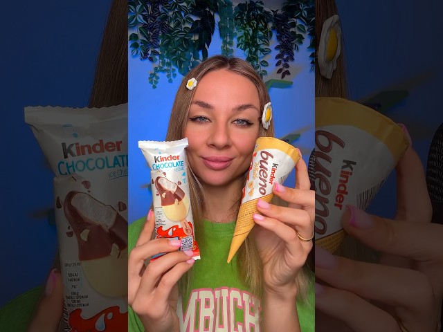 Kinder chocolate ice cream or bueno? 😋
