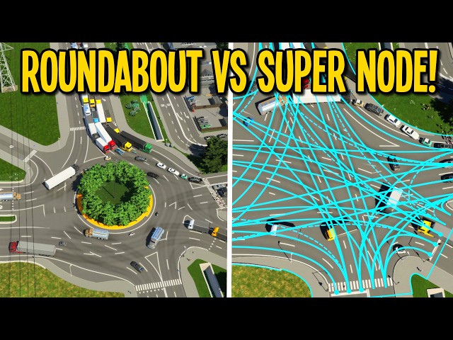 I Tested Super Nodes Against Roundabouts... And This Happened!