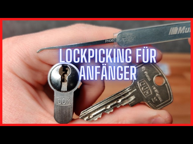 Lockpicking for beginners / Lockpicking in German