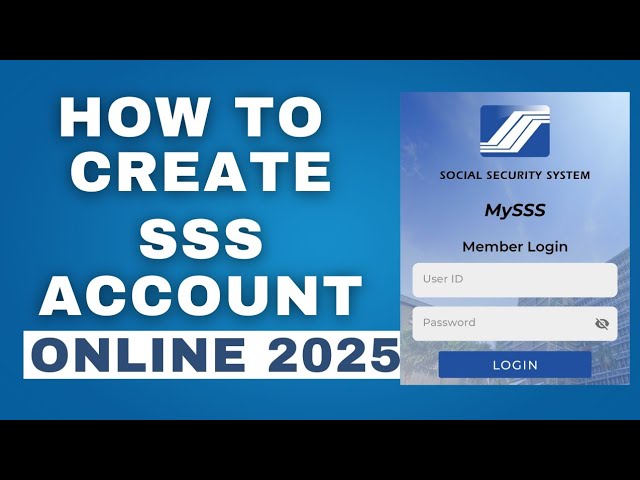 SSS ONLINE REGISTRATION : HOW TO CREATE SSS ACCOUNT ONLINE 2025 #sss #mysss