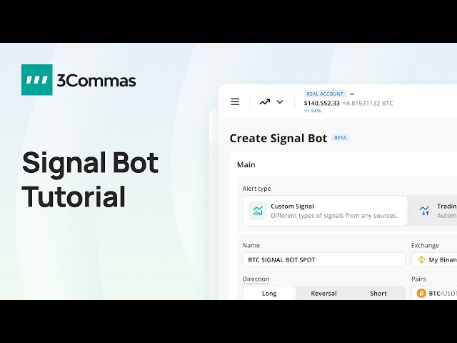 Master 3Commas Signal Bot in Just 6 Minutes
