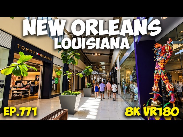 Waterfront Retail: Riverwalk Outlets New Orleans ep.771 #8k #vr180 #3d #travel