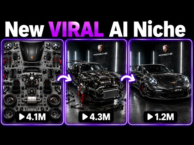 New Viral AI Vehicle Reassembling Videos (FREE AI Tutorial)