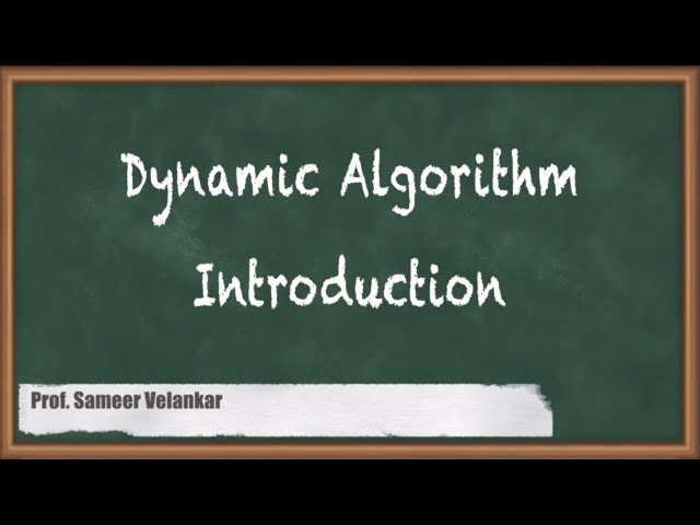 Mastering Dynamic Algorithms: An Introduction to Dynamic Programming for GATE Computer Engineering